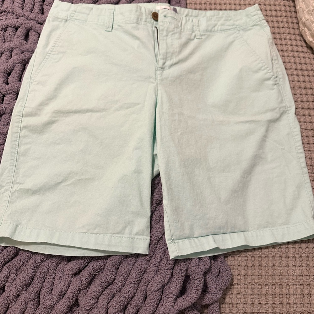 Old Navy Blue Bermuda Shorts Relaxed Fit